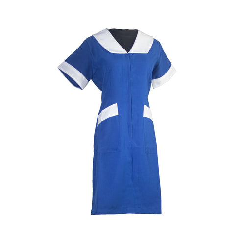 Frente Delantal Azul Rey