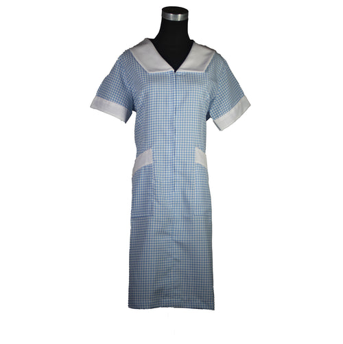 Delantal Asesora Del Hogar Tela Escocesa Ecclenan