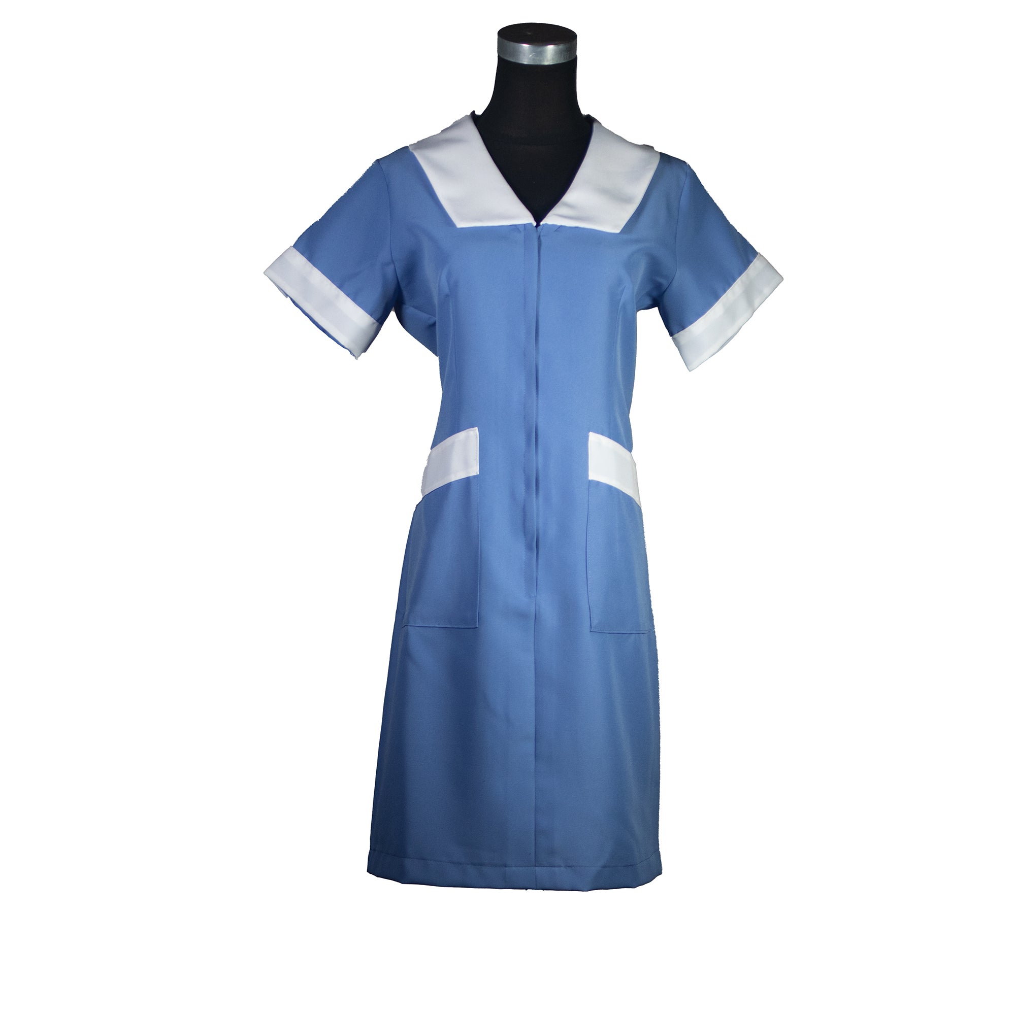 Delantal Asesora Del Hogar Tela Lisa Ecclenan