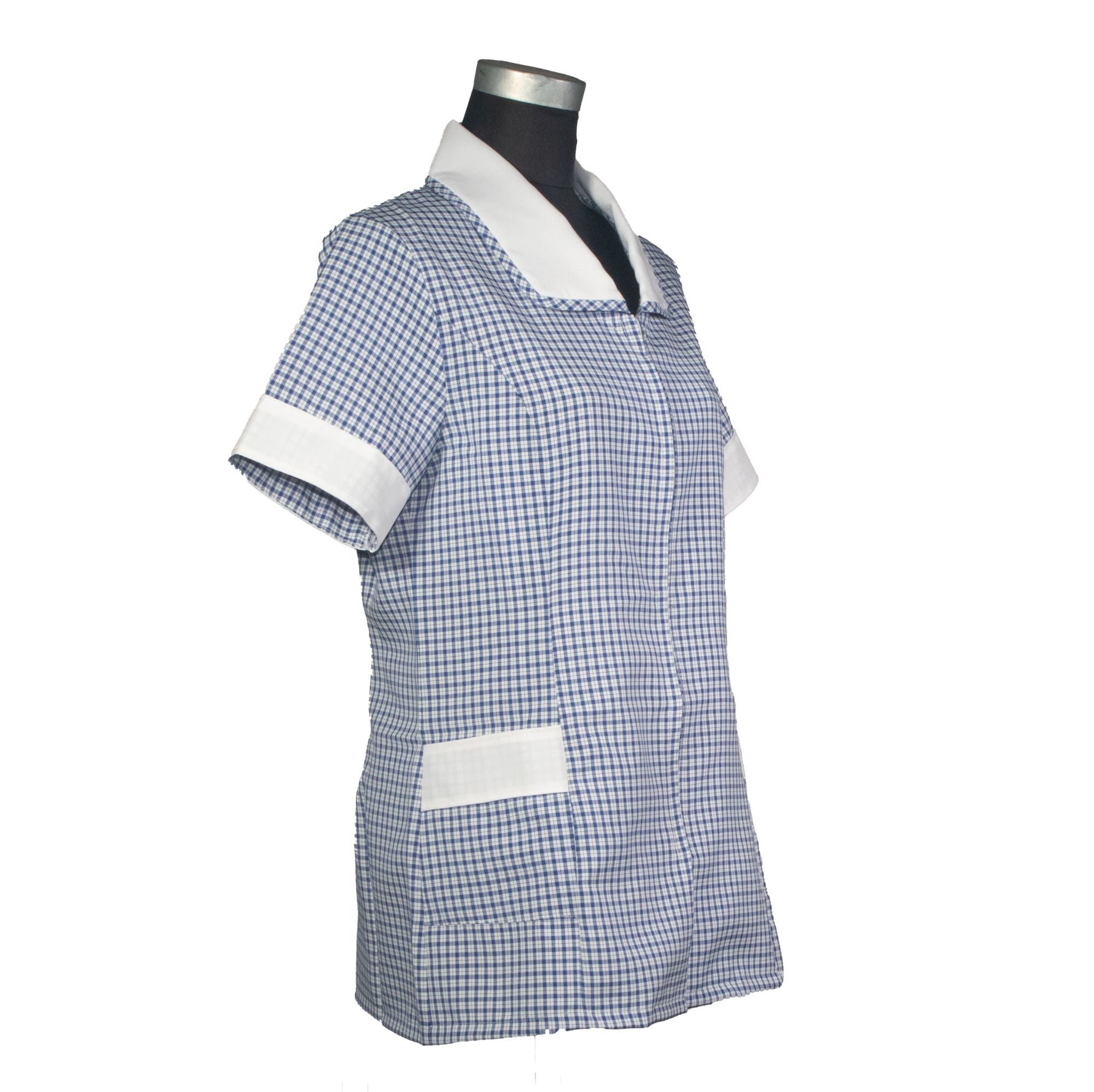 Delantal Chaqueta Ecclenan Tela Escocesa