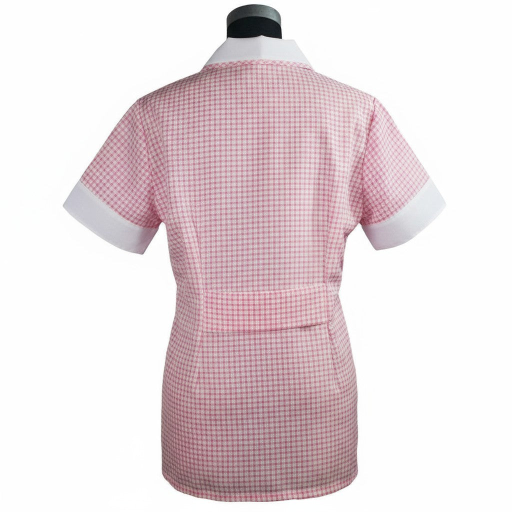 Delantal Chaqueta Ecclenan Tela Escocesa