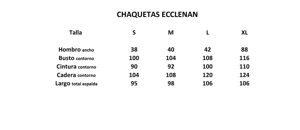 Delantal Chaqueta Ecclenan Tela Lisa